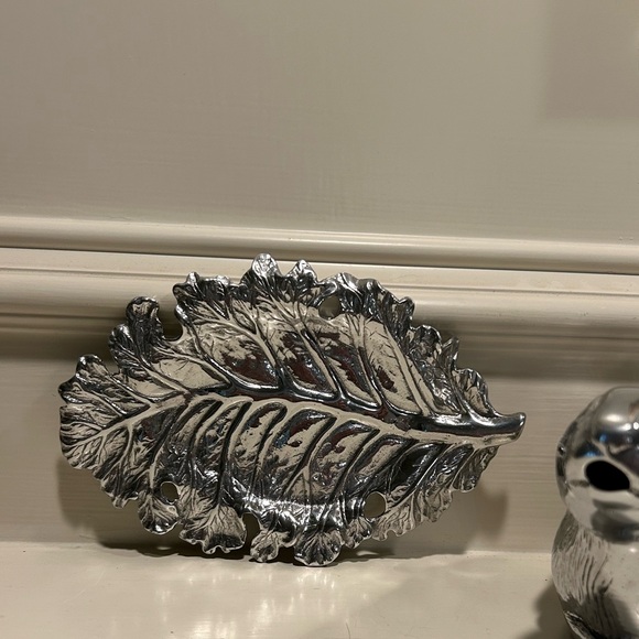 Arthur Court Rabbit Creamer On Leaf - NO Spoon - Picture 5 of 14